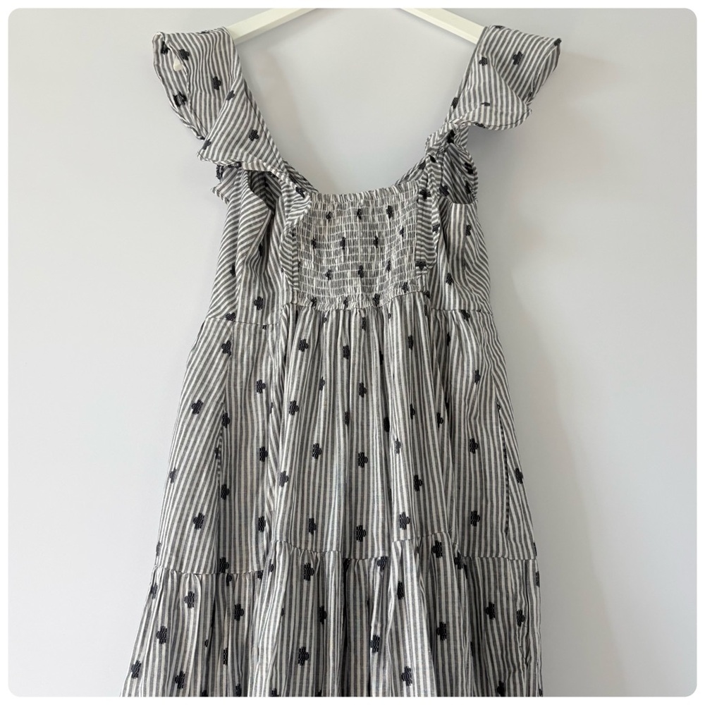 NWT Anthropologie Pilcro Flutter-Sleeve Tiered Midi Dress, S - Picture 11 of 16